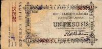 pA26a from Philippines: 1 Peso from 1898