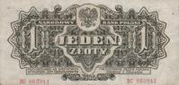 p105a from Poland: 1 Zloty from 1944