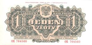 p105b from Poland: 1 Zloty from 1974