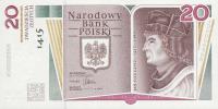 p188 from Poland: 20 Zlotych from 2015