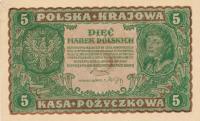 p24 from Poland: 5 Marek from 1919