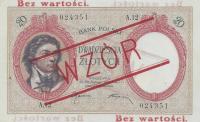 p55s from Poland: 20 Zlotych from 1919