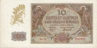 p94 from Poland: 10 Zlotych from 1940