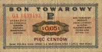 pFX23 from Poland: 5 Cents from 1969
