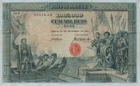 p111 from Portugal: 100 Mil Reis from 1916