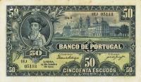 p136 from Portugal: 50 Escudos from 1925