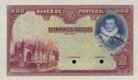 Gallery image for Portugal p141p: 500 Escudos