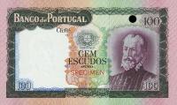 p165ct from Portugal: 100 Escudos from 1961