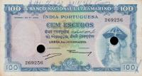 p43x from Portuguese India: 100 Escudos from 1959