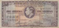 p14 from Bermuda: 5 Shillings from 1947