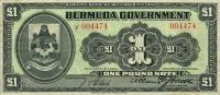 p1 from Bermuda: 1 Pound from 1914