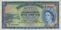 p20b from Bermuda: 1 Pound from 1957