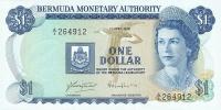 Gallery image for Bermuda p28b: 1 Dollar from 1978