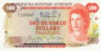 p33b from Bermuda: 100 Dollars from 1984