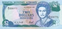 p40Aa from Bermuda: 2 Dollars from 1996