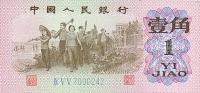 p877b from China: 1 Jiao from 1962