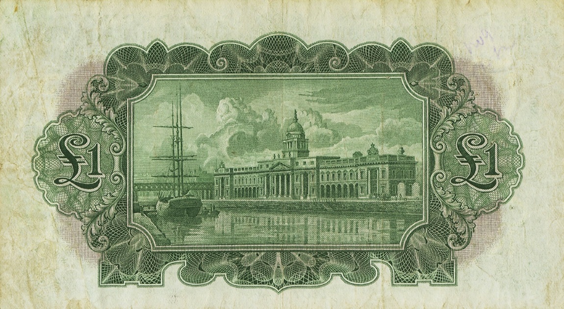Back of Ireland, Republic of p50a: 1 Pound from 1929
