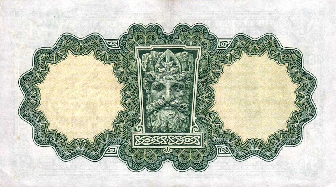 Back of Ireland, Republic of p57b2: 1 Pound from 1951