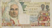 p49a from Reunion: 100 Francs from 1960