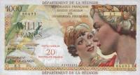 Gallery image for Reunion p55a: 20 Nouveaux Francs