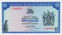 p30g from Rhodesia: 1 Dollar from 1973