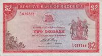 p31d from Rhodesia: 2 Dollars from 1970