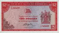 p39a from Rhodesia: 2 Dollars from 1979