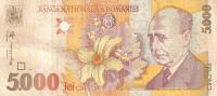 p107b from Romania: 5000 Lei from 1998
