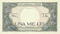 Gallery image for Romania p52a: 1000 Lei from 1941