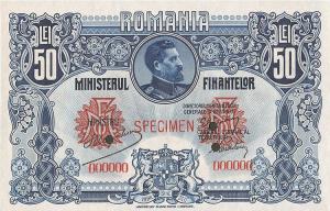 p73s from Romania: 50 Lei from 1920