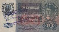 pR13 from Romania: 10 Korona from 1919