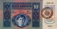 pR2 from Romania: 10 Kronen from 1919