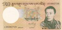 p30b from Bhutan: 20 Ngultrum from 2013