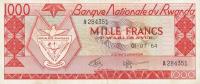 p10a from Rwanda: 1000 Francs from 1964