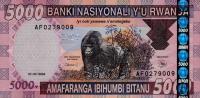 Gallery image for Rwanda p33a: 5000 Francs
