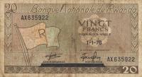 Gallery image for Rwanda p6d: 20 Francs