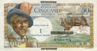 p30b from Saint Pierre and Miquelon: 1 Nouveau Franc from 1960