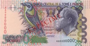 p65s from Saint Thomas and Prince: 5000 Dobras from 1996