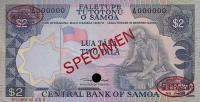 p25s from Samoa: 2 Tala from 1985