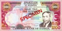 p30s from Samoa: 100 Tala from 1990