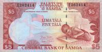 p33b from Samoa: 5 Tala from 2002