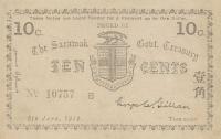 p7 from Sarawak: 10 Cents from 1919