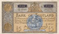 Gallery image for Scotland p101a: 5 Pounds from 1956