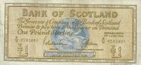 p105a from Scotland: 1 Pound from 1966