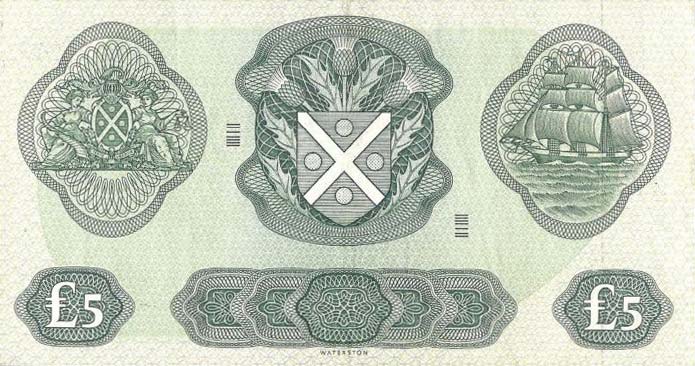 Back of Scotland p110a: 5 Pounds from 1968