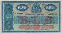 p161b from Scotland: 5 Pounds from 1946
