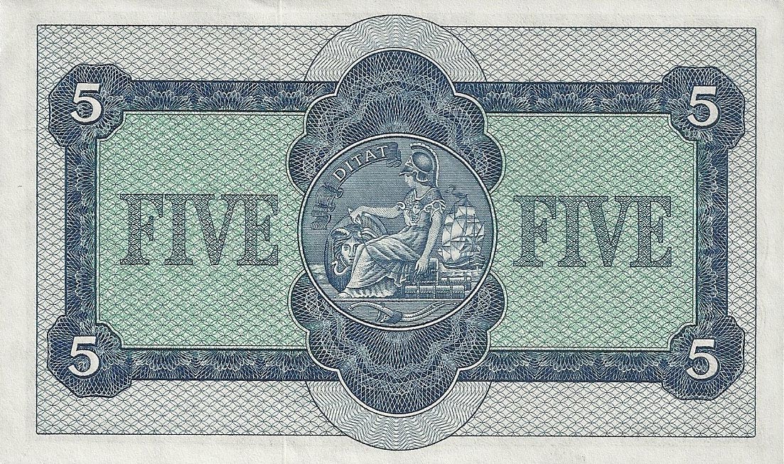 Back of Scotland p167b: 5 Pounds from 1964