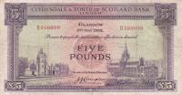 p192a from Scotland: 5 Pounds from 1951