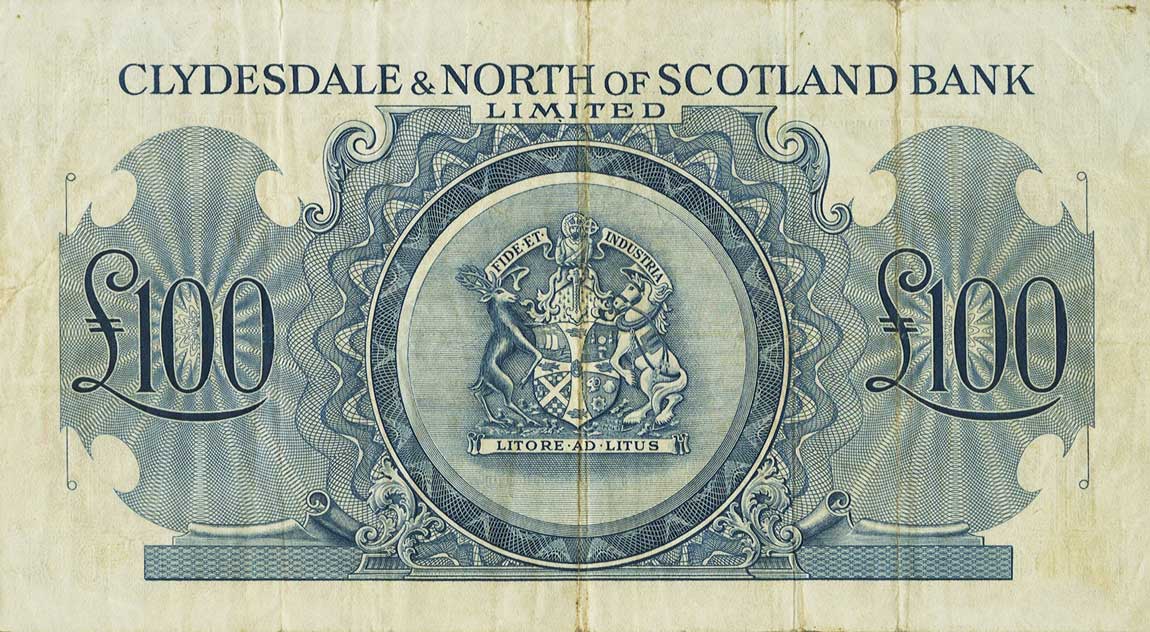 Back of Scotland p194: 100 Pounds from 1951