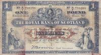p322b from Scotland: 1 Pound from 1943